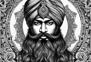 Hari Singh nalwa Sikh army tattoo idea