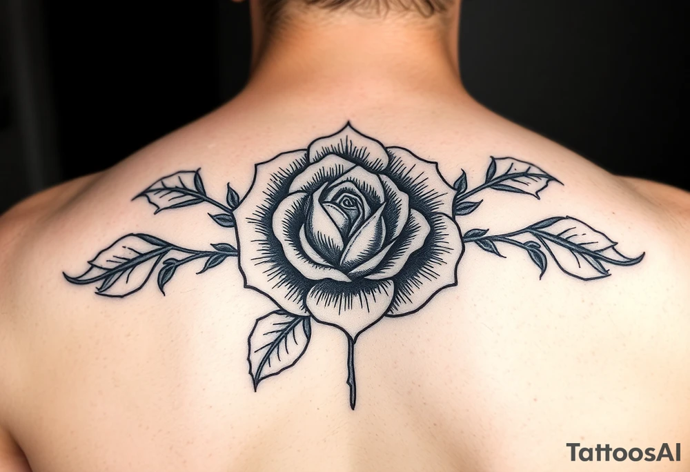 Tudor rose tattoo idea