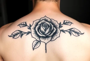 Tudor rose tattoo idea