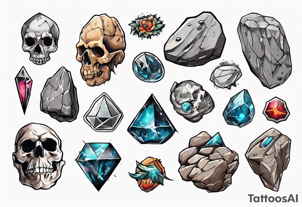 A rock tattoo idea