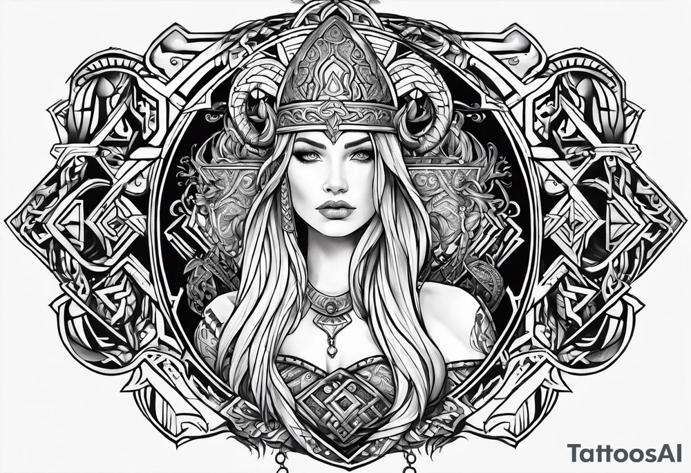 norse icelandic viking tattoo idea