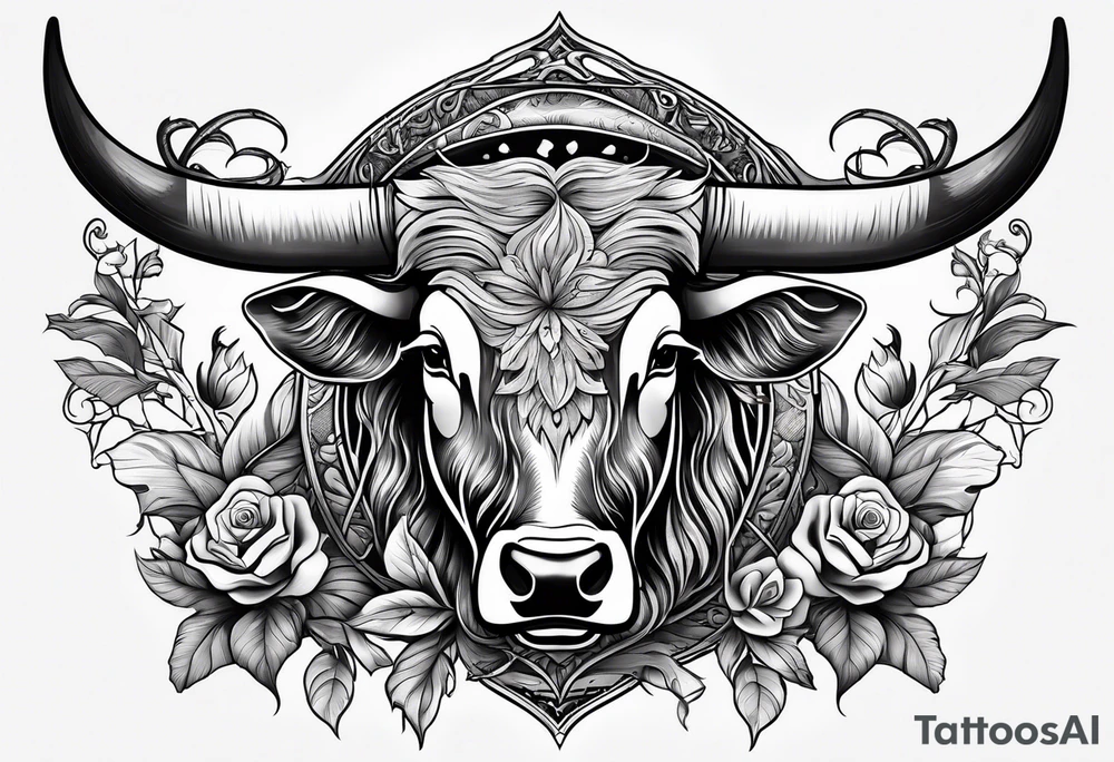hunting and cows and bull skulls and fishing and love tattoo idea