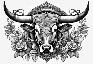 hunting and cows and bull skulls and fishing and love tattoo idea