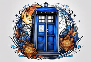 Doctor who tardis tattoo idea