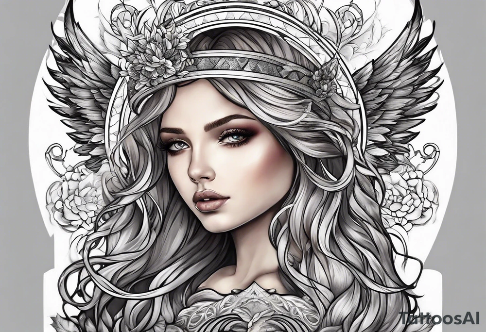 angel's halo tattoo idea