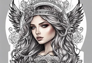 angel's halo tattoo idea