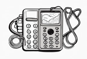 CALCULATOR
, STETHOSCOPE tattoo idea