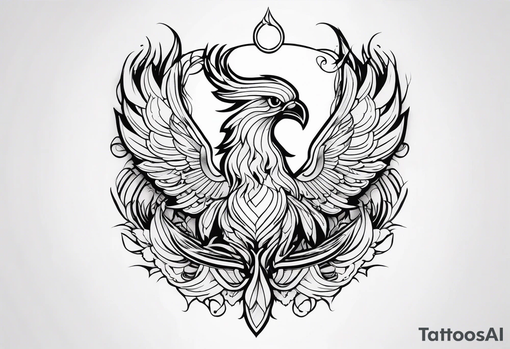 phoenix tattoo idea
