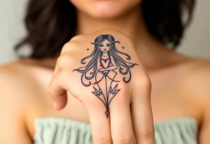 Asian Indian, Gemini, bratz doll tattoo idea