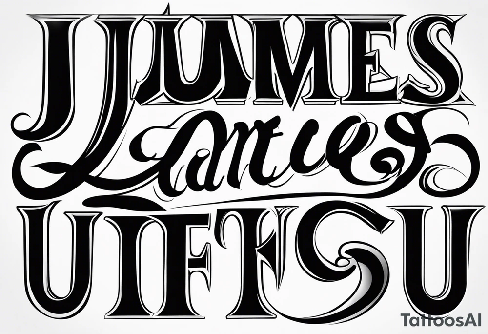 james tattoo idea