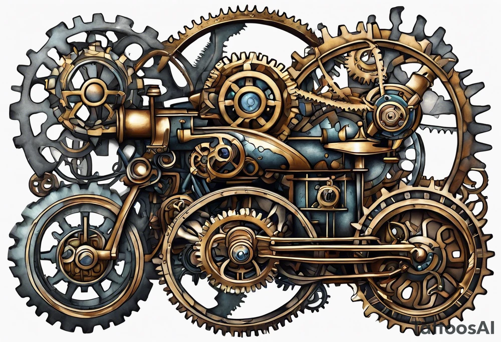 steam punk, Gears, Autism tattoo idea