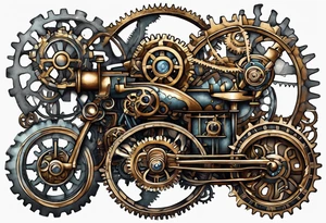 steam punk, Gears, Autism tattoo idea