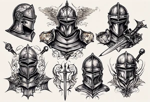 Knight tattoo idea