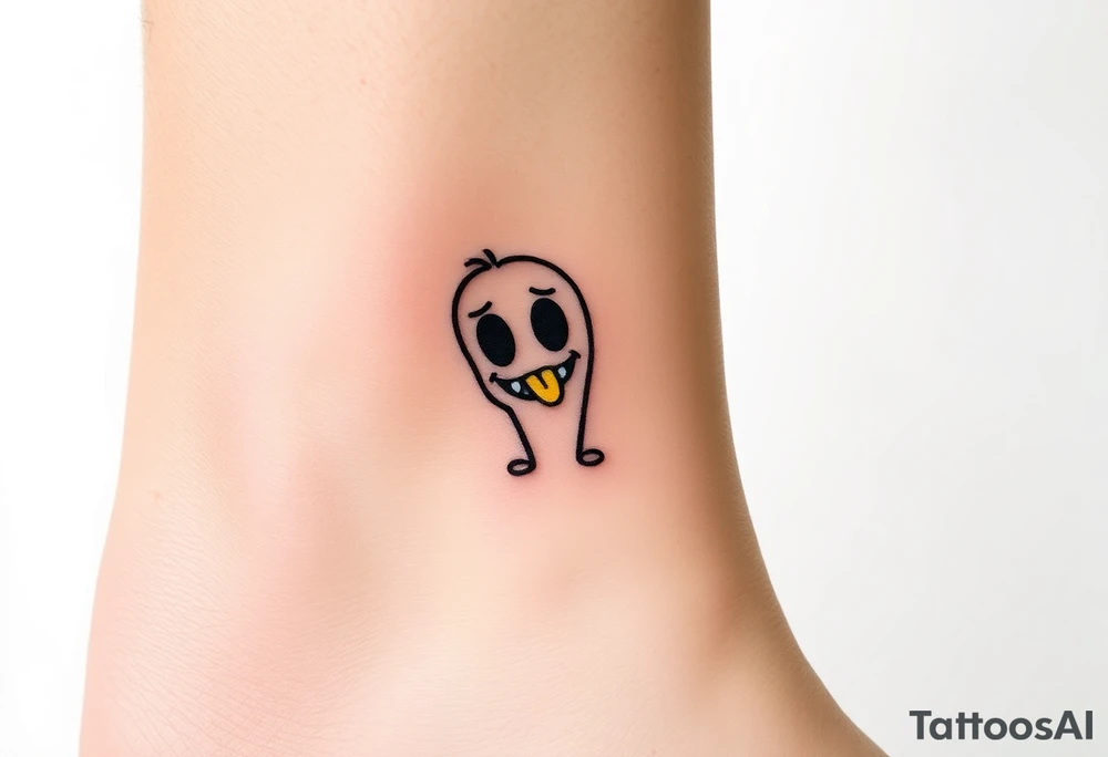 Drippy cartoon tattoo idea