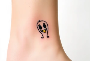 Drippy cartoon tattoo idea