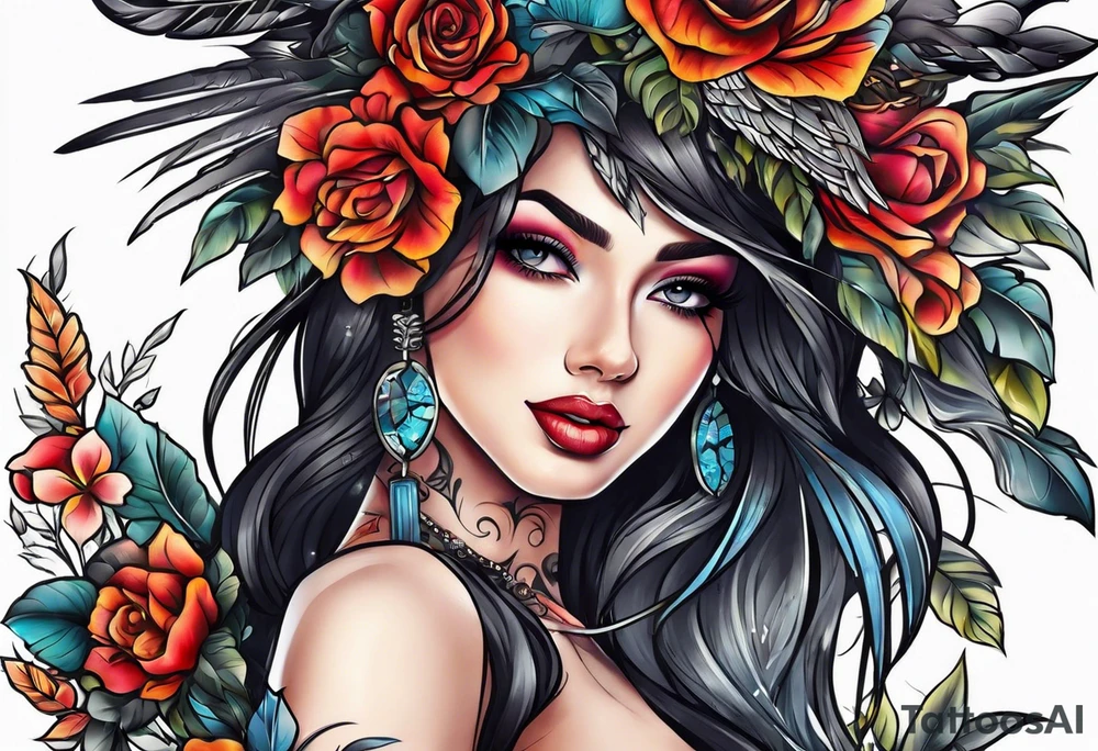Knife tattoo idea