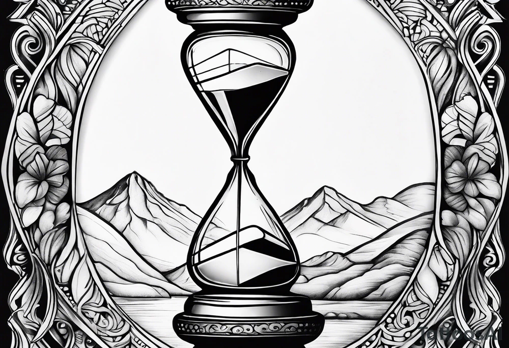 Hourglass tattoo idea