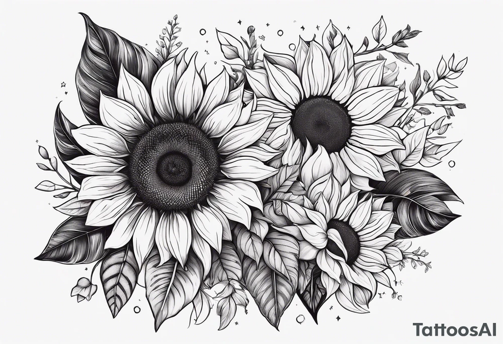 I’m a capicorn I love sunflowers, stars and set sunsets I also think a cassopiea consultation  is tired to me name starts with a W I have 3 kids 1 boy and 2 girls tattoo idea