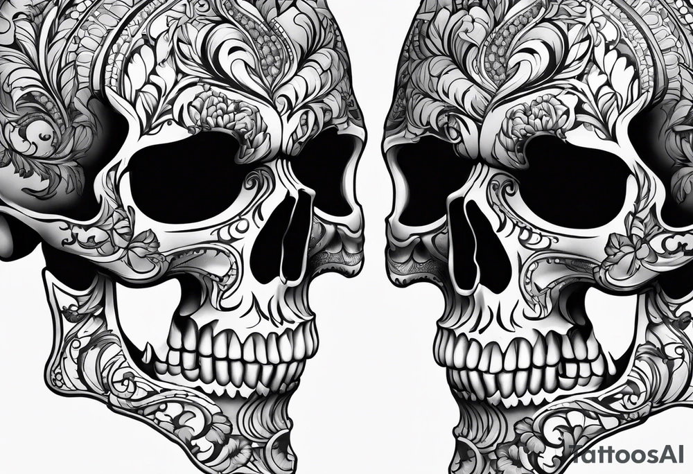 skull tattoo idea