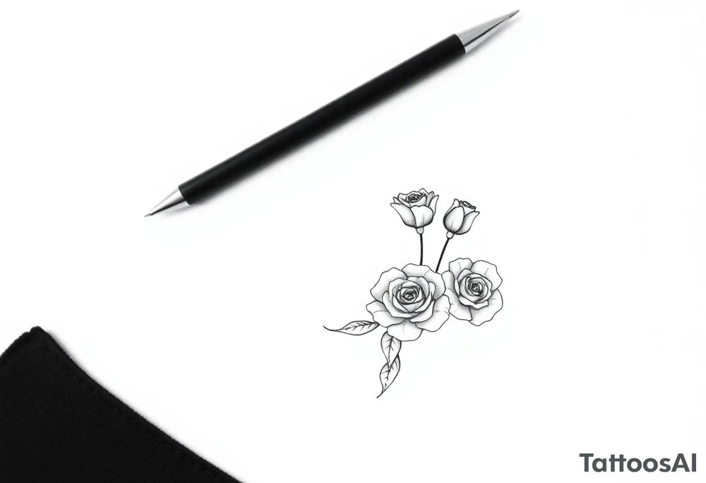 Tatuagem com traços finos inspiradas em corte de espinhos e rosas, livro da autora sarah j maas tattoo idea