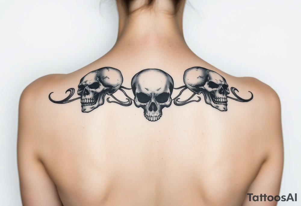 Skulls tattoo idea