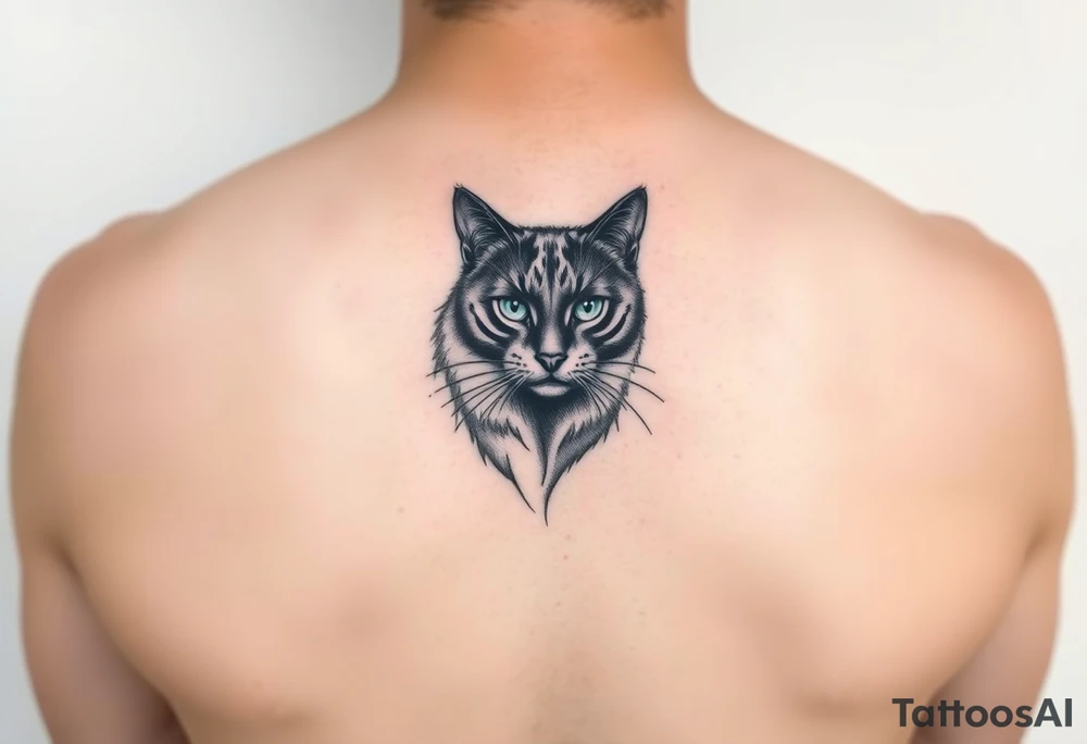 Black Cat tattoo idea