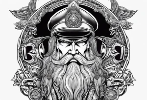 Vishnu, Odin, Zeus, and chesty puller. Upper arm tattoo idea