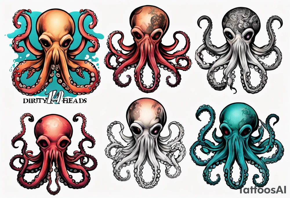 Dirty Heads Octopus tattoo idea