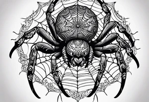 spider stanced tattoo idea