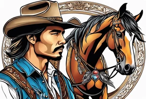 Cowboy tattoo idea