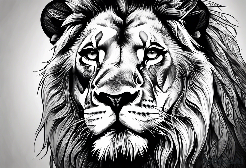Lion tattoo idea