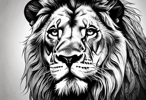 Lion tattoo idea