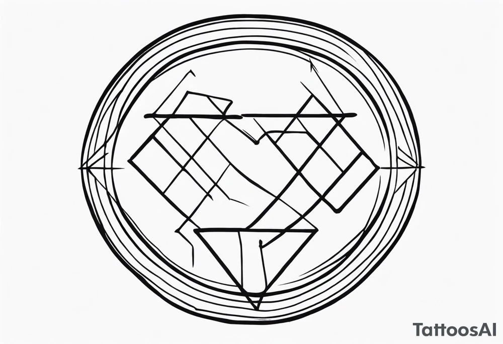 Gemini symbol tattoo idea