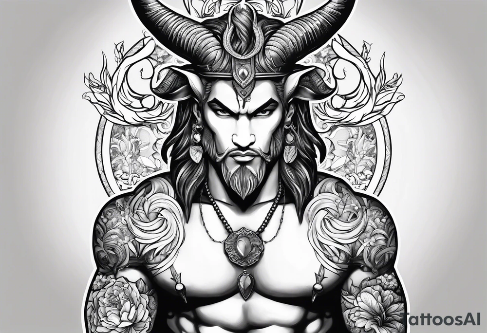 Trans man, Capricorn, puerto rico tattoo idea