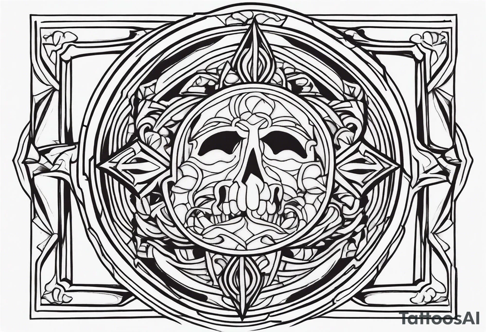 2 inch tattoo above albow tattoo idea