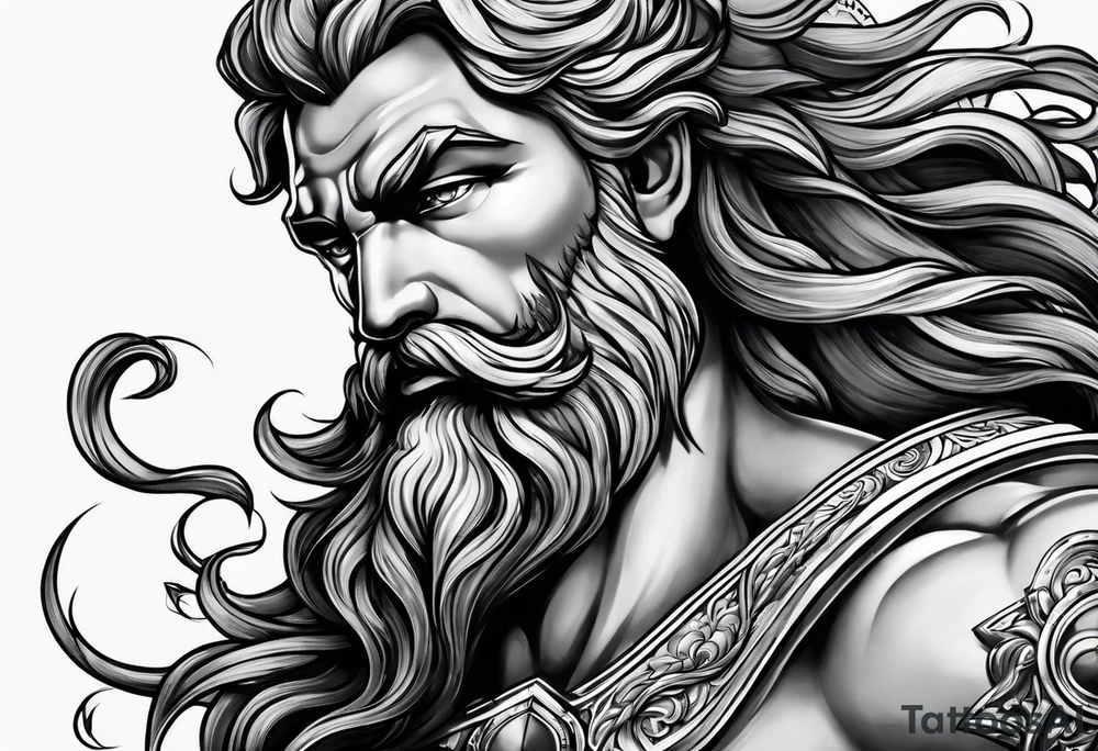 Poseidon tattoo idea