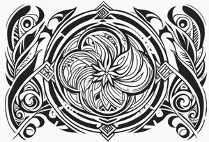 hawaian tribal tattoo idea