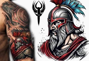 Biblical spartan tattoo idea