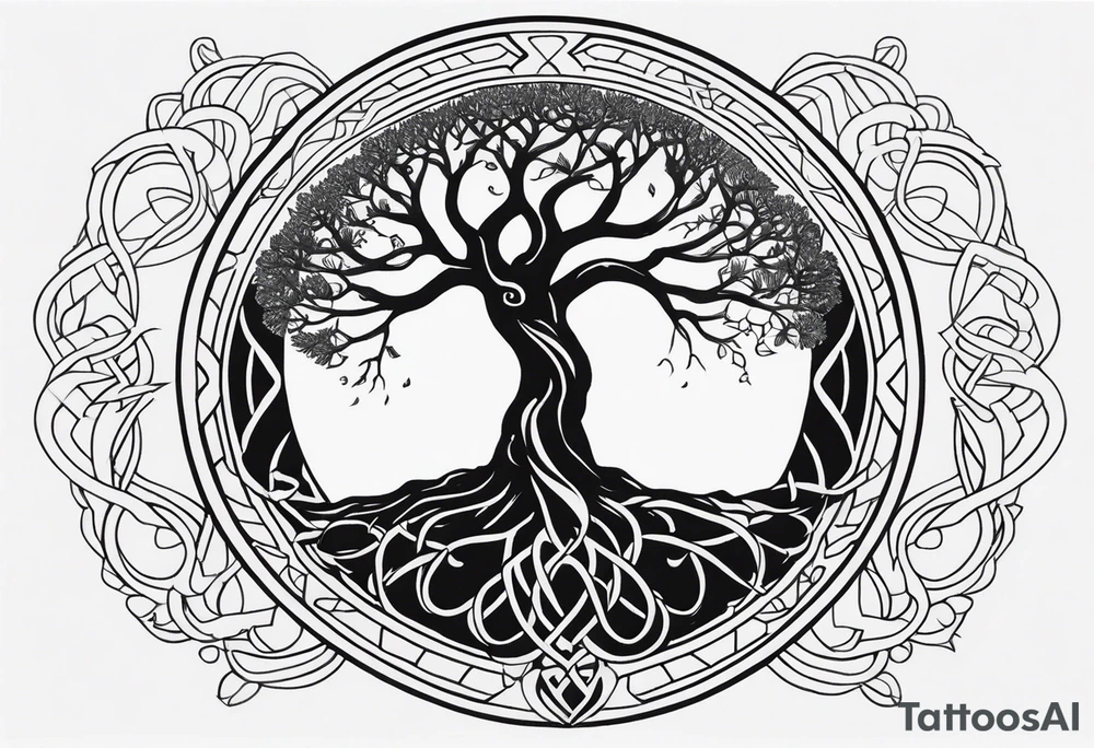 Yggdrasil tattoo idea