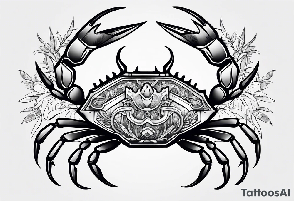 Crab Arrow tattoo idea