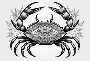 Crab Arrow tattoo idea