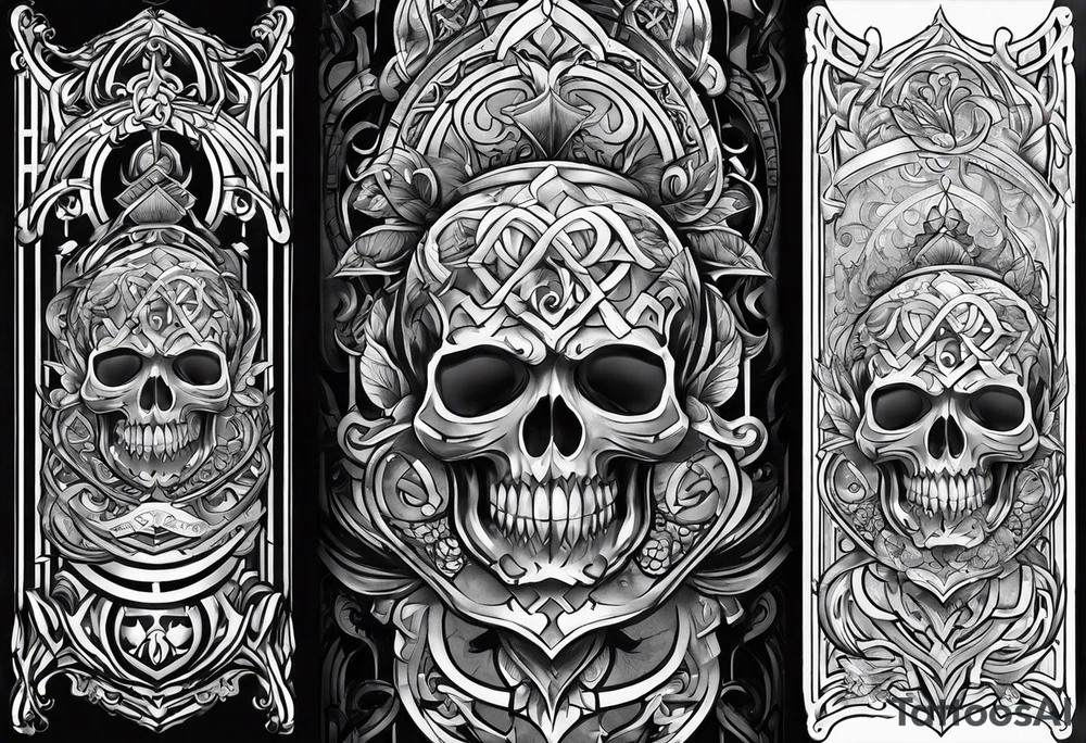 Celtics sleeve tattoo idea