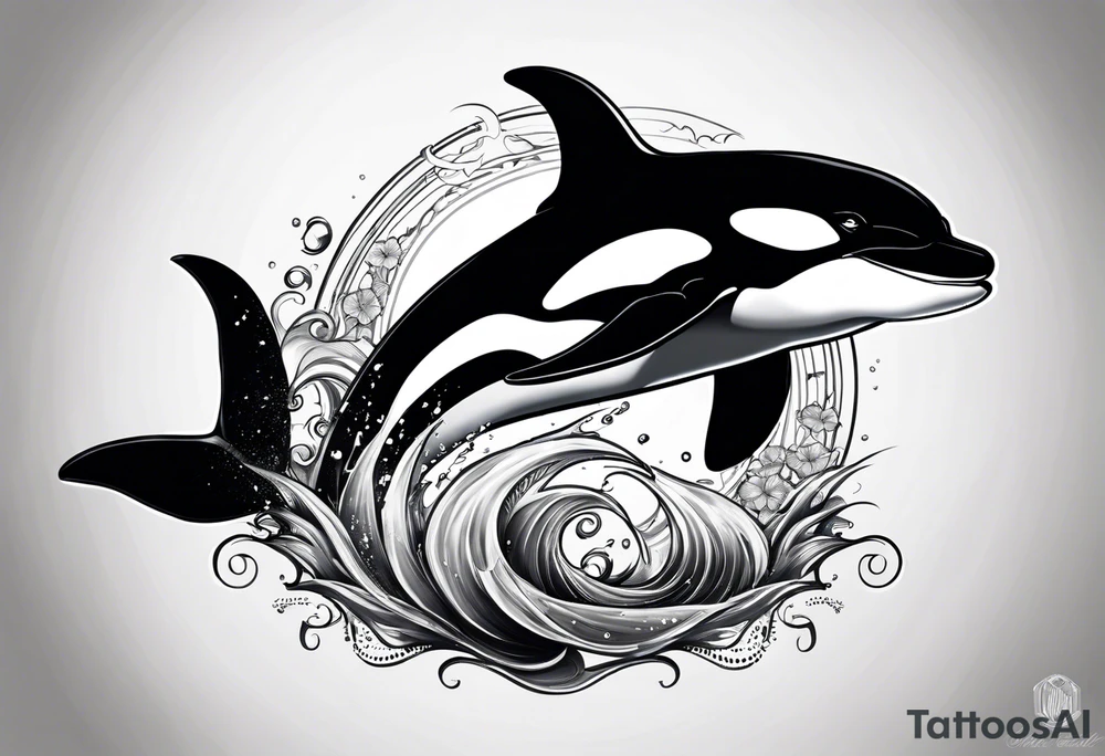 Orca tattoo idea