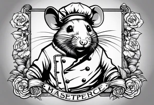 Rat chef prison tattoo idea