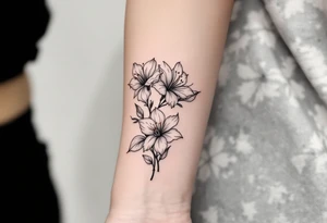 Azalea and dogwood tattoo idea