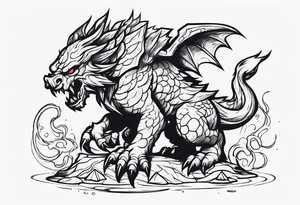 Dungeons and dragons monster tattoo idea