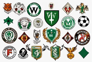 werder bremen fußball, tattoo idea