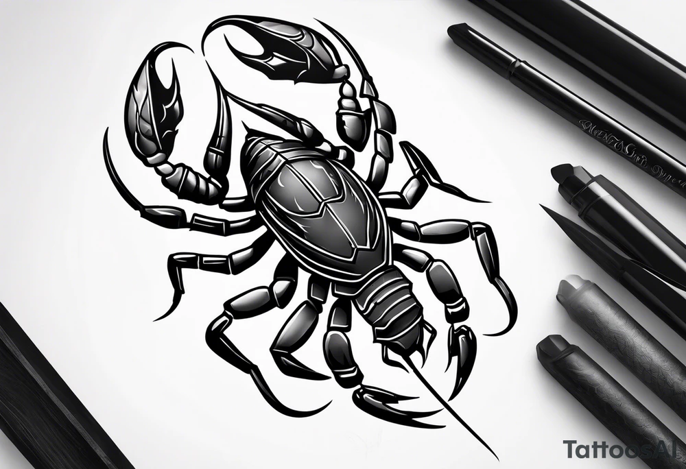 scorpion tattoo idea