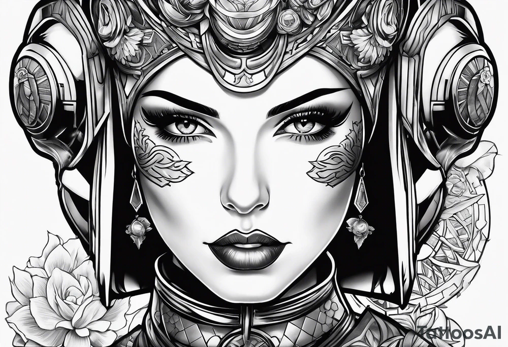Star wars pinup girl tattoo idea