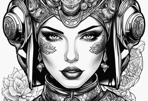 Star wars pinup girl tattoo idea